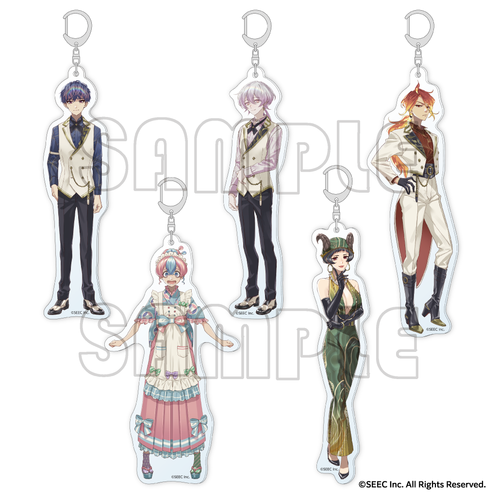 誰ソ彼ホテル アニメガ　ビックカメラ　特典　非売品　アクリルキーホルダー アクリルキーホルダー／誰ソ彼ホテル - 蕾 - – キノコップストア