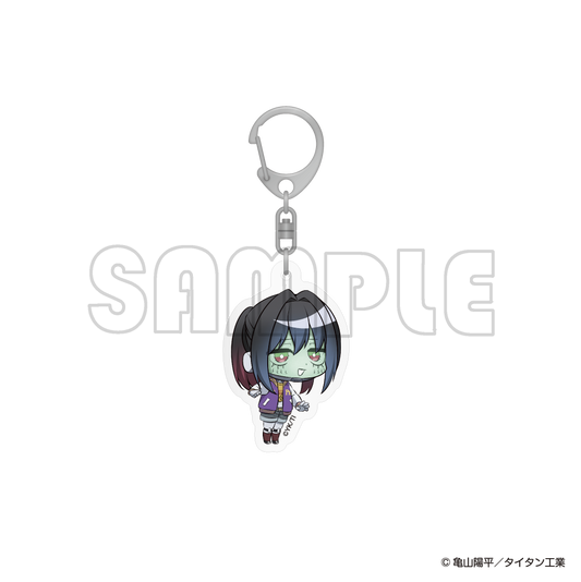 アクリルキーホルダー/ミルキーサブウェイまねっこポッピーくん