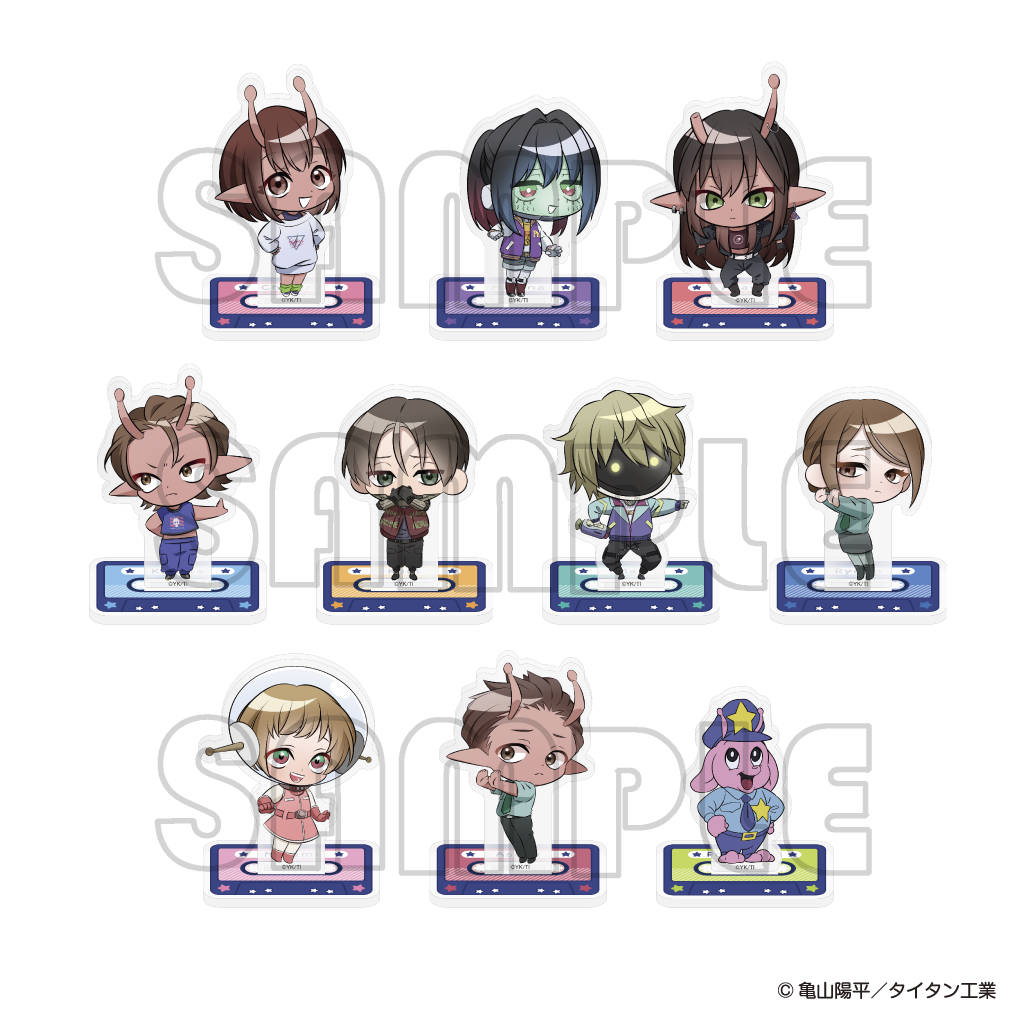 トレーディングミニアクリルスタンド/ミルキーサブウェイまねっこポッピーくん(全10種)