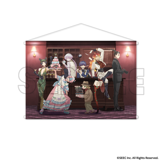 B2タペストリー／誰ソ彼ホテル  - 蕾 -