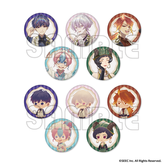 トレーディング缶バッジ／誰ソ彼ホテル  - 蕾 -