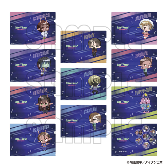 クリアファイル／ミルキーサブウェイまねっこポッピーくん