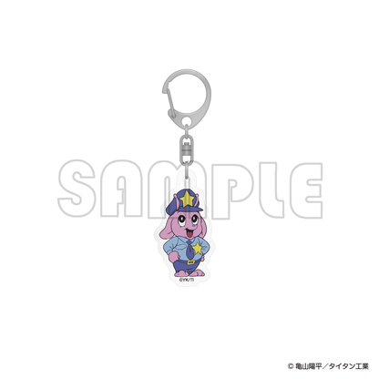アクリルキーホルダー／ミルキーサブウェイまねっこポッピーくん