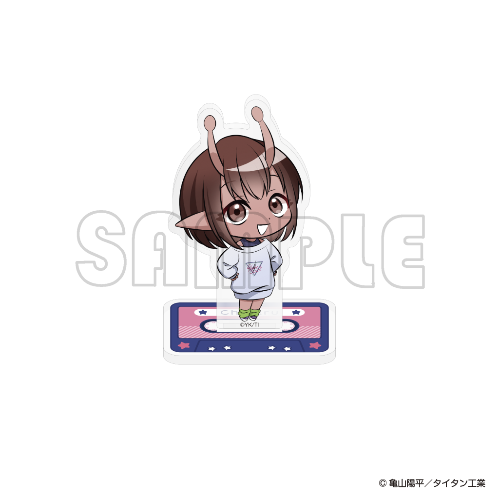 ちょいでかアクリルスタンド／ミルキーサブウェイまねっこポッピーくん