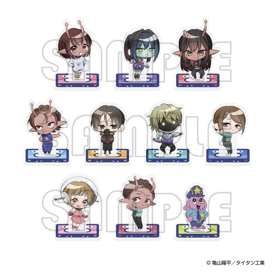 トレーディングミニアクリルスタンド／ミルキーサブウェイまねっこポッピーくん（全１０種）