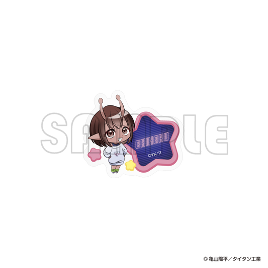 お名前クリップ／ミルキーサブウェイまねっこポッピーくん