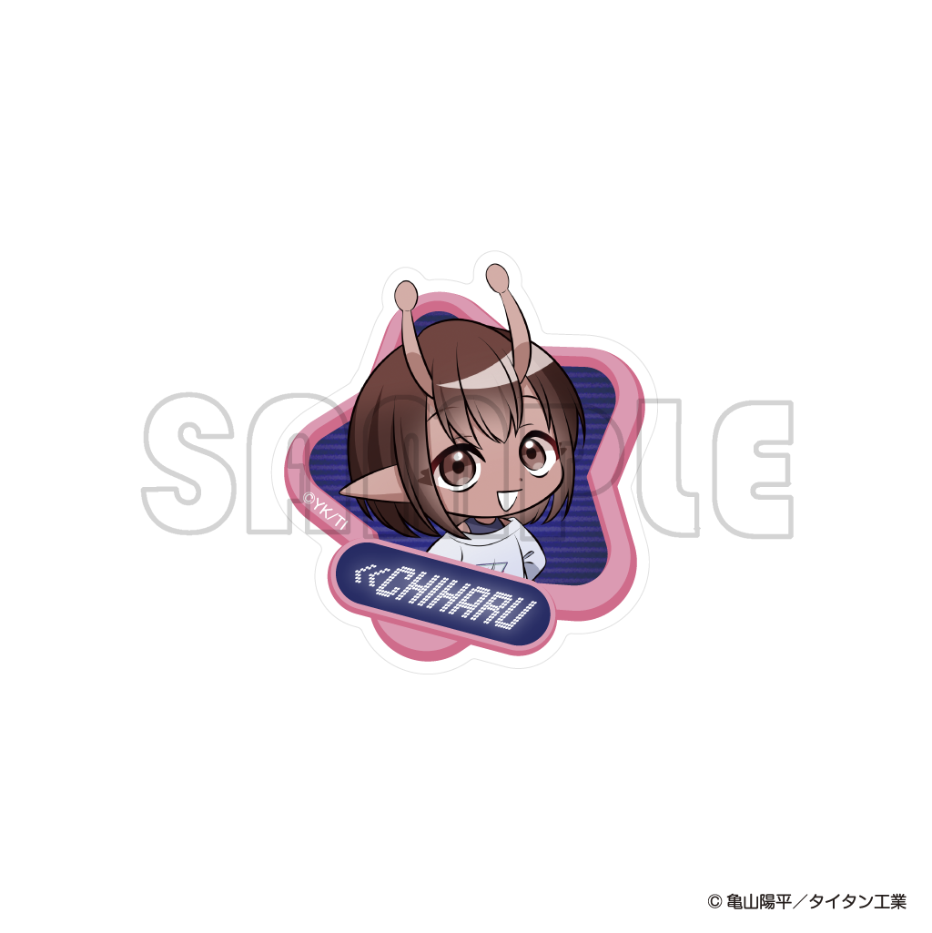 ダイカットステッカー／ミルキーサブウェイまねっこポッピーくん