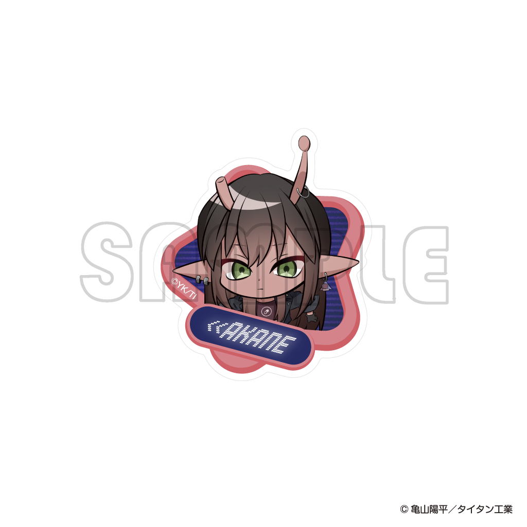 ダイカットステッカー／ミルキーサブウェイまねっこポッピーくん