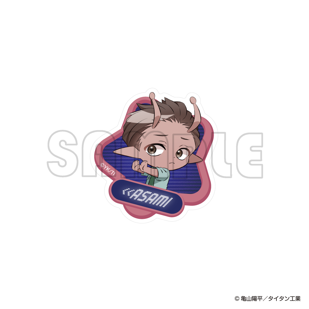 ダイカットステッカー／ミルキーサブウェイまねっこポッピーくん