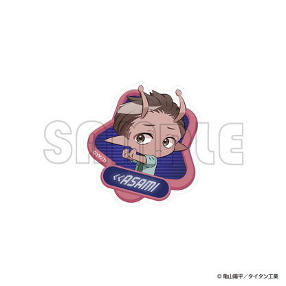 ダイカットステッカー／ミルキーサブウェイまねっこポッピーくん