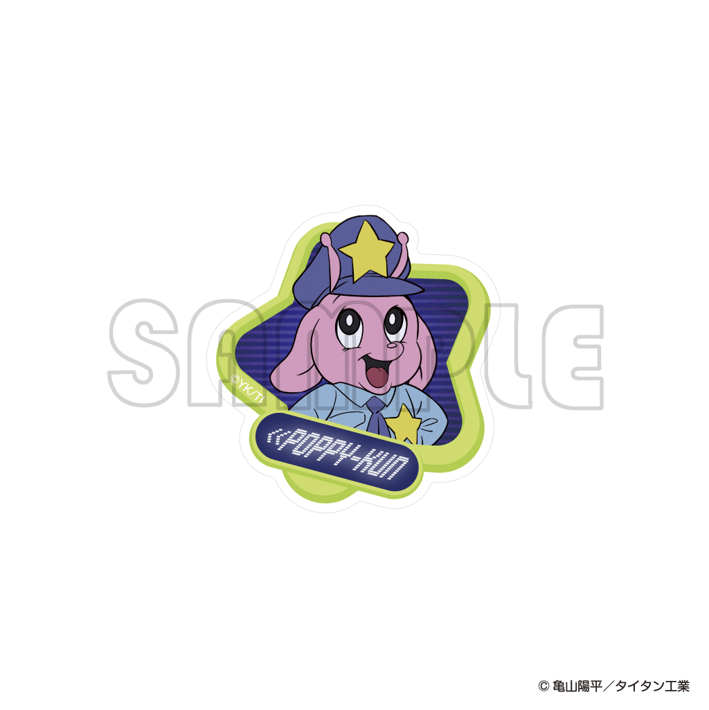 ダイカットステッカー／ミルキーサブウェイまねっこポッピーくん